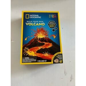 National Geographic Build Your Own Volcano Kids Erupt Explosion NEW Unopened